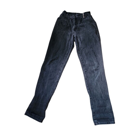 Calamity Jeans Vintage 80s High Rise Mom Jean Womens 8 Charcoal Western Grunge - Picture 1 of 10